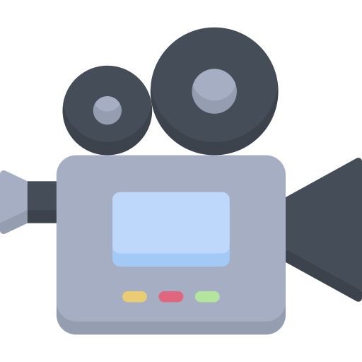 A video camera icon